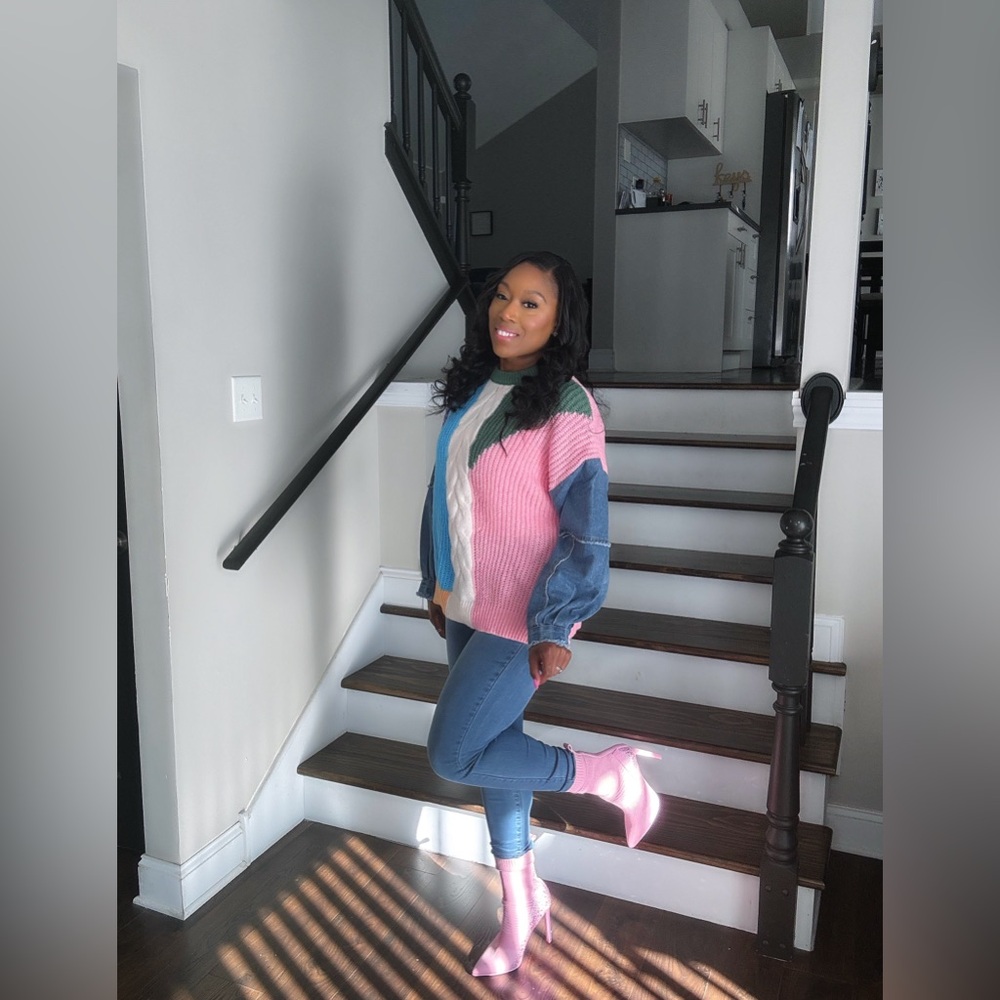 Color block sweater - Picture 5 of 5